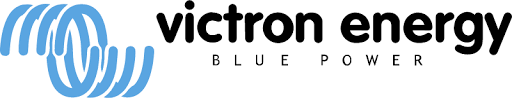 Logo de la compañía Victron Energy que venden reguladores solares